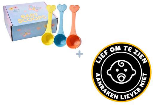 Combideal Baby Scoops + De Baby Button